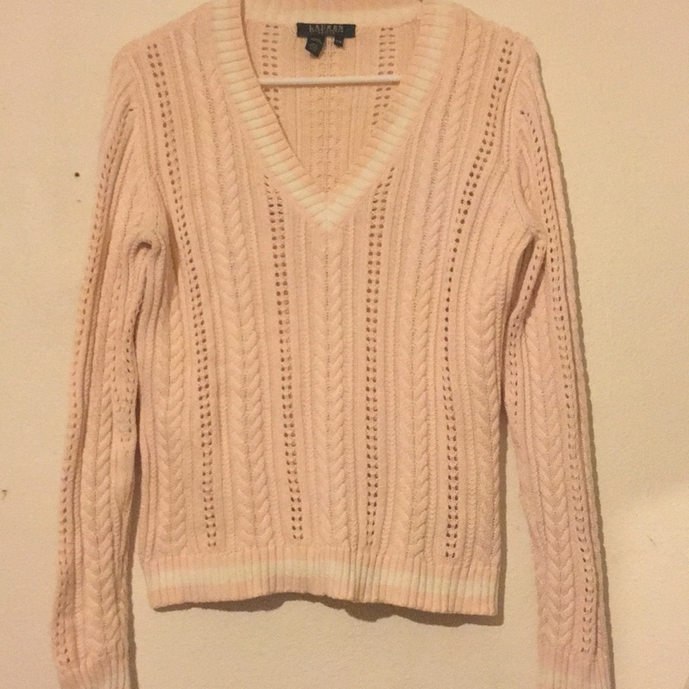 Light Pink Ralph Lauren Sweater